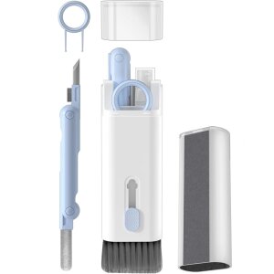 Instrument Curatare OEM Q6E pentru casti / telefon / laptop, 7in1, Albastru 