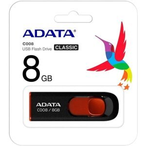 Memorie Externa USB-A Adata C008, 8Gb AC008-8G-RKD 