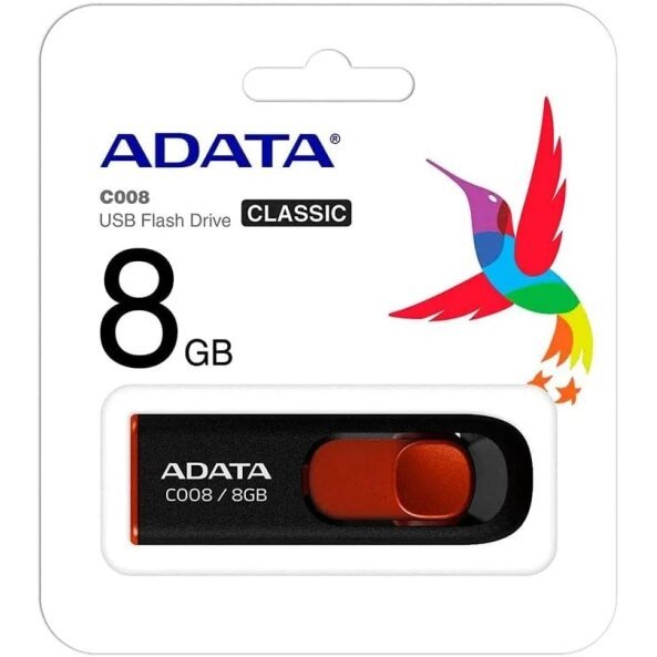 Memorie Externa USB-A Adata C008, 8Gb AC008-8G-RKD 