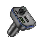 Modulator FM Bluetooth Borofone BC54, 2 x USB-A - 1 x USB-C 