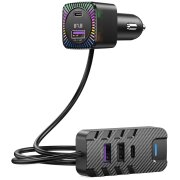 Modulator FM Bluetooth XO Design BCC13, 2 x USB-C - 3 x USB-A 