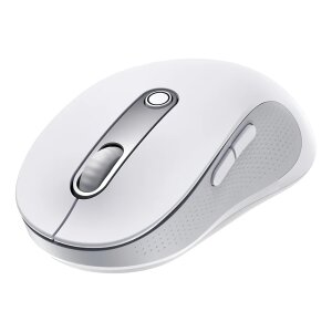 Mouse Wireless Baseus F02, 4000DPI, BT / Wi-Fi, Alb B01055505211-01 
