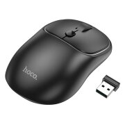 Mouse Wireless HOCO GM25, 1600DPI, Negru 