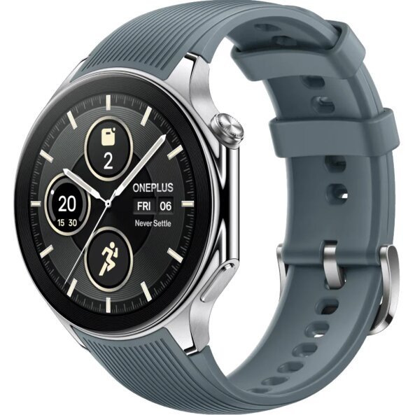 Smartwatch OnePlus Watch 2, Argintiu 