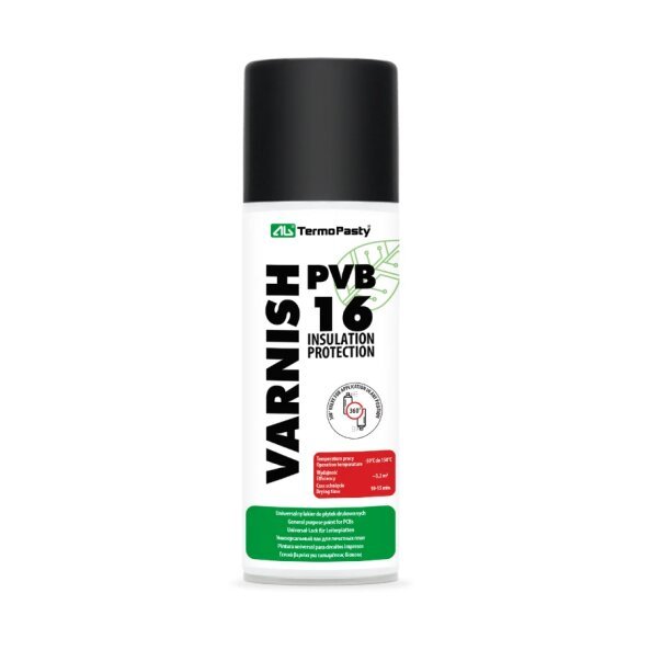 Spray Lac Termopasty Varnish PVB 16, 100ml, Transparent ART.AGT-232 