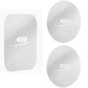 Sticker Metalic XO Design Y2, Set 3 bucati, Argintiu