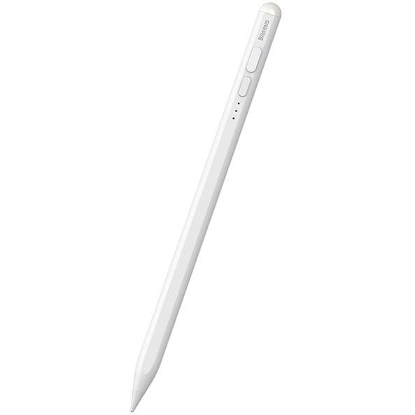 Touch Pen Baseus Smooth Writing 2 Series pentru Apple iPad, Versiune Activ, Alb SXBC060502 