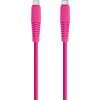 Cablu Date si Incarcare USB-C - USB-C Setty, 18W, 1.5m, Roz KSC-C-1.526