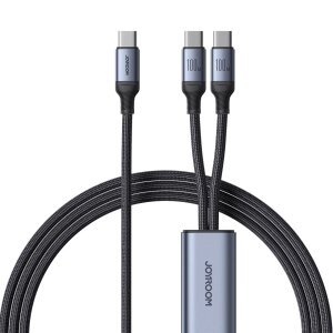 Cablu Incarcare USB-C - USB-C Joyroom SA21-1T2, 100W, 1.5m, Negru 