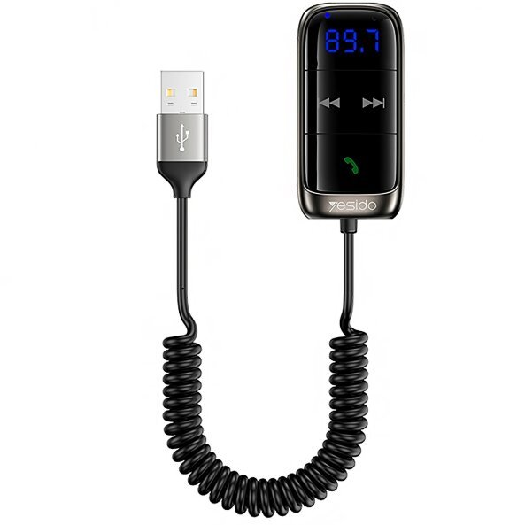 Modulator FM Bluetooth Yesido YAU32, 1 x 3.5mm - 1 x microSD