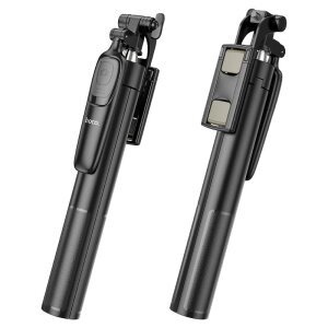 Selfie Stick Bluetooth HOCO K19 Soul Live Broadcast, Universal, Negru 