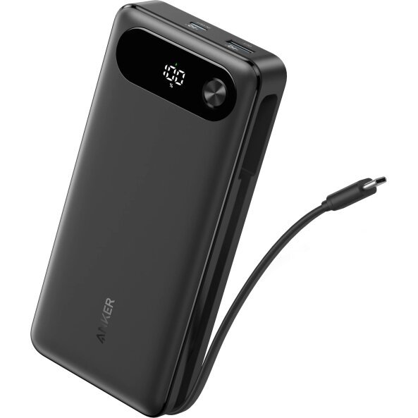 Baterie Externa Anker PowerCore, 20000mAh, 87W, QC + PD, 1 x USB-A - 2 x USB-C, Neagra A1383H11 