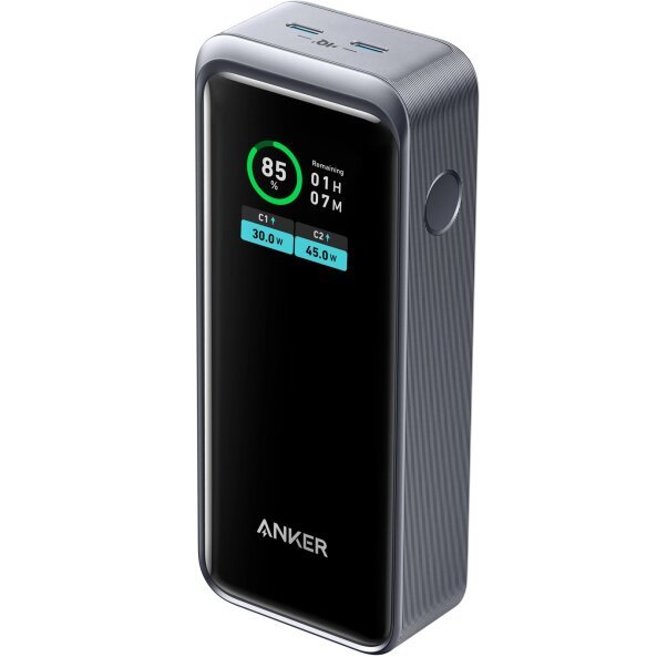 Baterie Externa Anker Prime, 12000mAh, 130W, PD, 2 x USB-C, Neagra A1335011 
