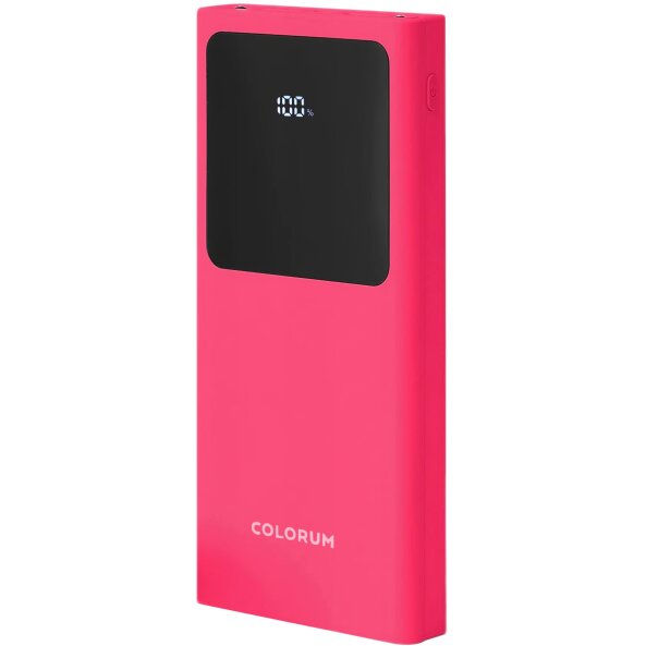 Baterie Externa Colorum CPB10-02, 10000mAh, 10W, 2 x USB-A, Magenta