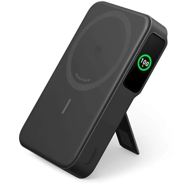 Baterie Externa Wireless Anker MagGo, 10000mAh, 27W, PD + FQI, 1 x QI - 1 x USB-C, Neagra A1654G11 