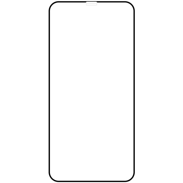 Folie de protectie Ecran OEM pentru Apple iPhone 11 / XR, Sticla Securizata, Full Glue, Neagra 