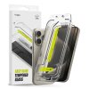 Folie de protectie Ecran Ringke Easy Slide pentru Apple iPhone 15 Pro, Sticla Securizata, Full Glue, Set 2 bucati, Neagra