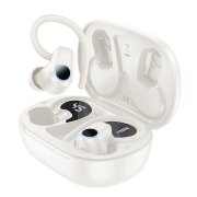 Handsfree Bluetooth HOCO EQ8, TWS, Alb 