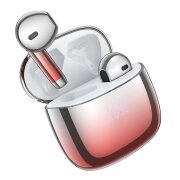 Handsfree Bluetooth HOCO EW62, TWS, Rosu 