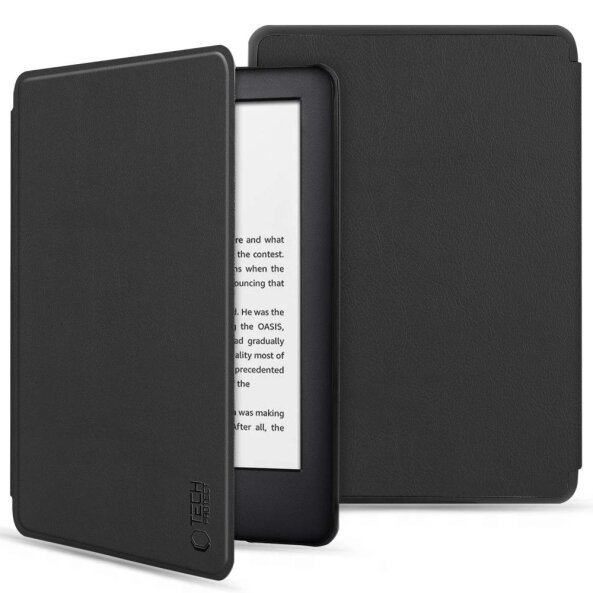Husa pentru Amazon Kindle Gen 11 (2024) / Kindle Gen 11 (2022), Tech-Protect, SmartCase, Neagra 