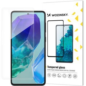 Folie de protectie Ecran WZK pentru Samsung Galaxy M55, Sticla Securizata, Full Glue 