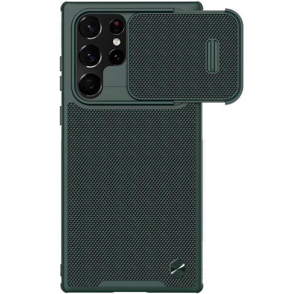 Husa pentru Samsung Galaxy S22 Ultra 5G S908, Nillkin, Textured S, Verde 