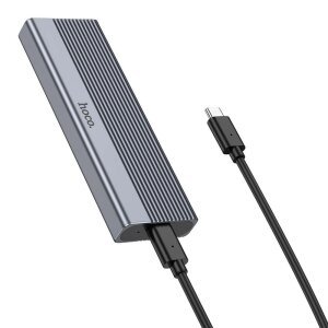 Rack HOCO HB47A pentru SSD M.2 NVMe SATA, Gri