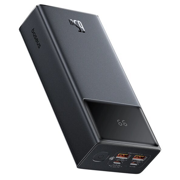 Baterie Externa Baseus Star Lord, 30000mAh, 65W, QC + PD, 1 x USB-C - 2 x USB-A, Neagra P10022908113-00 