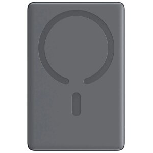 Baterie Externa Joyroom JR-PBM08 MagSafe, 5000mAh, 20W, PD + FQI, 1 x QI - 1 x USB-C, Gri 