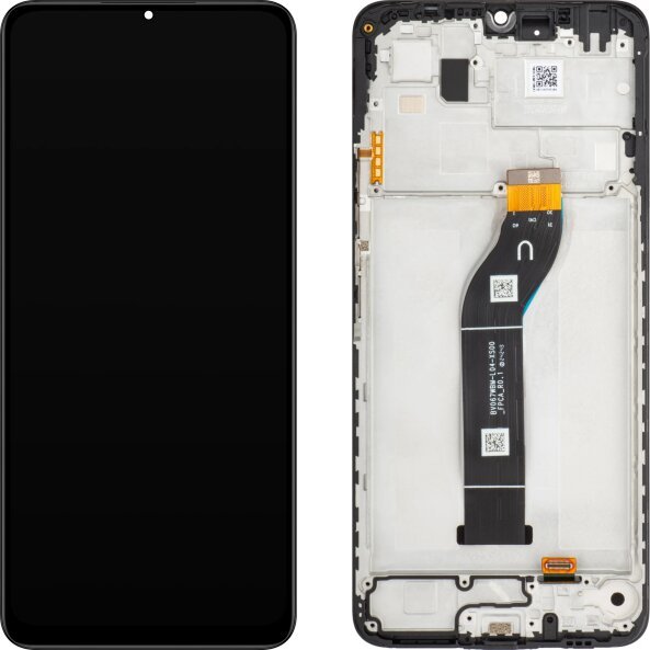 Display cu Touchscreen Xiaomi Redmi 13C 5G / C65 / 13C, cu Rama, Negru, Service Pack 560002C3UA00 