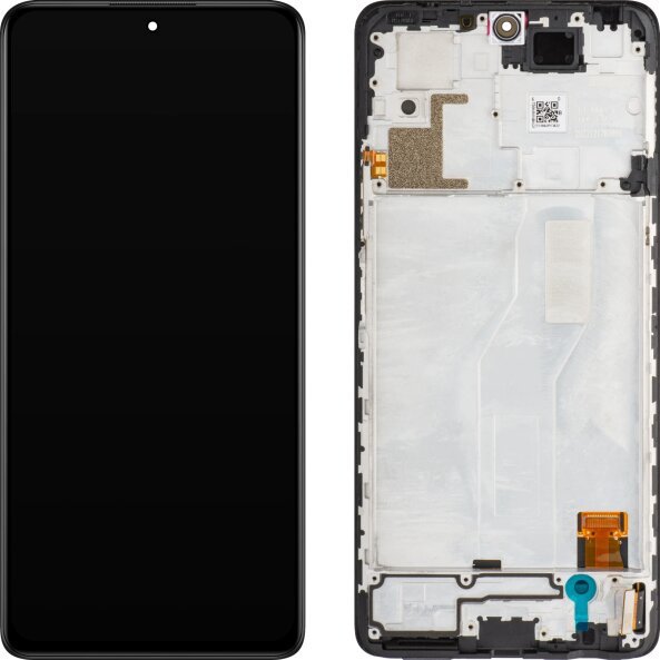 Display cu Touchscreen Xiaomi Redmi Note 10 Pro, cu Rama, Gri, Service Pack 56000200K600