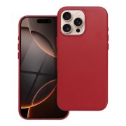 Husa MagSafe pentru Apple iPhone 16 Pro Max, OEM, Leather Mag, Rosie 