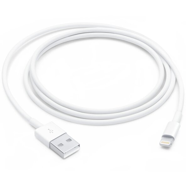 Cablu Date si Incarcare USB-A - Lightning Apple A1480, 18W, 1m, Alb, Resigilat MUQW3ZM/A 