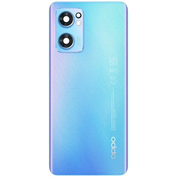 Capac Baterie Oppo Find X5 Lite / Reno7 5G, Albastru (Startrails Blue), Swap 
