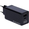 Incarcator Retea WZK WWCG01, 65W, 3A, 1 x USB-A - 1 x USB-C, Negru 