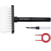 Instrument Curatare Silver Monkey pentru tastatura / casti, 3in1 