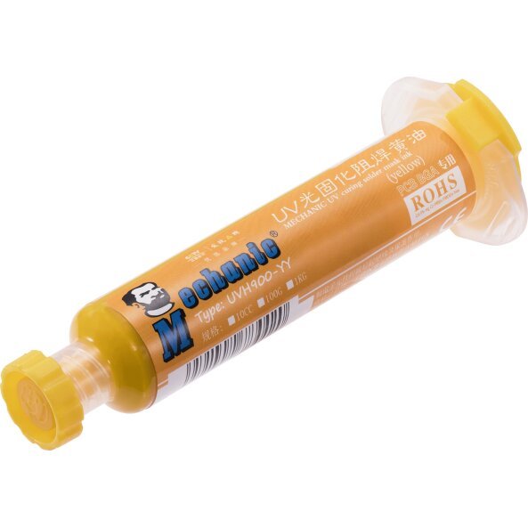 Pasta UV Mascare Mechanic, 10ml, Galbena 