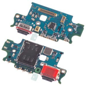 Placa cu Conector Incarcare - Microfon - Modul Cititor SIM Samsung Galaxy S23+ S916, Swap GH96-15620A 