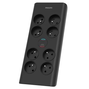 Prelungitor Philips, 8 x Schuko, Negru PHIL-SPN7080BA/60 