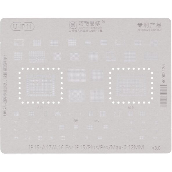 Sita BGA Amaoe U-IP11 pentru Apple iPhone 15 