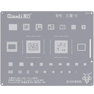 Sita BGA QIANLI QS165 pentru Samsung Galaxy S21 / S21+ / S21 Ultra / Z Flip 3 / Z Fold 3