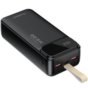 Baterie Externa Choetech B730, 30000mAh, 22.5W, QC + PD, 1 x USB-C - 2 x USB-A, Neagra 