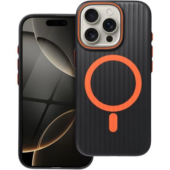 Husa MagSafe pentru Apple iPhone 13 Pro Max, OEM, Simply, Neagra 