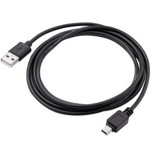 Cablu Date si Incarcare USB-A - miniUSB Akyga AK-USB-03, 1.8m, Negru