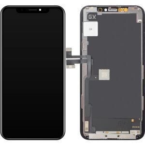 Display cu Touchscreen GX pentru Apple iPhone 11 Pro, cu Rama, Versiune OLED IC Movable, Negru