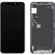Display cu Touchscreen GX pentru Apple iPhone 11 Pro Max, cu Rama, Versiune OLED, Negru
