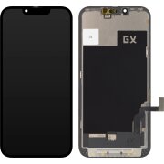 Display cu Touchscreen GX pentru Apple iPhone 13, cu Rama, Versiune OLED IC Movable, Negru