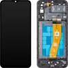 Display cu Touchscreen MP compatibil cu Samsung Galaxy A04e A042, cu Rama, Negru 