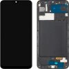 Display cu Touchscreen MP compatibil cu Samsung Galaxy A30s A307, cu Rama, Negru 