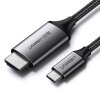 Cablu Audio si Video HDMI la USB Type-C UGREEN MM142, 1.5 m, 4K UHD, Negru 